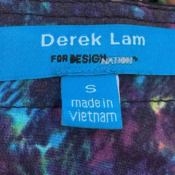 Derek Lam for DesignNation printed tank top with black trim / S / Excellent cond - Picture 15 of 17